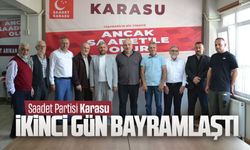 Saadet Partisi Karasu, ikinci gün parti binasında buluştu