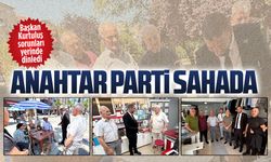 Anahtar Parti İlçe Başkanı Eser Kurtuluş, esnafı ziyaret etti