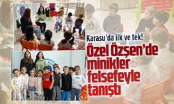 Karasu’da felsefe atölyesi ilk kez Özel Özşen anasınıfında gerçekleşti