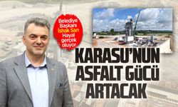 Karasu’da Asfalt Plenti Tesisi hızla yükseliyor