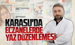 Karasu'da yaz yoğunluğuna karşı eczanelerde düzenleme