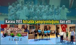 Karasu 1933 futsalda şampiyonluğunu ilan etti
