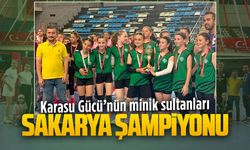 Karasu Gücü’nün minik sultanları Sakarya şampiyonu oldu