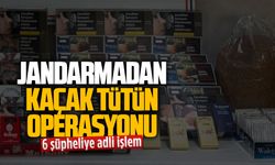 Jandarmadan kaçak tütün operasyonu
