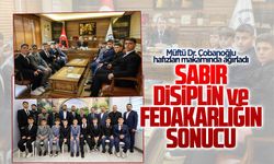 Müftü Dr. Çobanoğlu hafızları makamında ağırladı