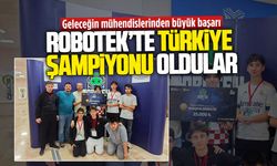 Karasulu öğrencilerden Robotek’te çifte Türkiye derecesi