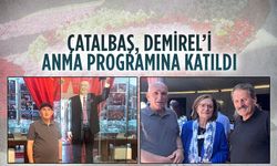 Mehmet Çatalbaş, Demirel’i anma programına katıldı