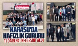 Karasu Merkez Erkek Kur’an Kursu’ndan hafızlıkta tam başarı