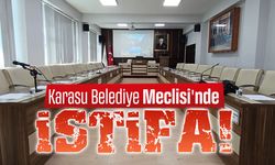 Karasu Belediye Meclisi’nde istifa!