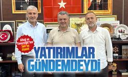 Akgün Altuğ ve Cengiz Yavuzyiğit'ten Karasu Belediye Başkanı İshak Sarı'ya ziyaret
