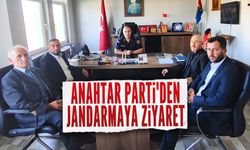Anahtar Parti'den Jandarma Komutanı Yaldırak'a ziyaret