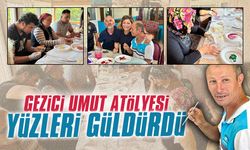 Özel gereksinimli bireyler Gezici Umut Atölyesi’nde sanatla buluştu