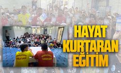 Cankurtaranlardan Karasu'da çocuklara hayat kurtaran eğitim