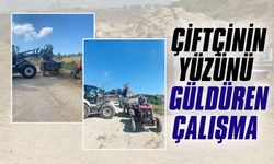 Gölköprü’de bozuk tarla yolları onarıldı