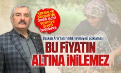 Karasu’da fındık işçi yevmiye fiyatları açıkladı