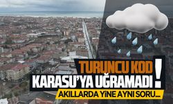 Turuncu kod, Karasu’ya uğramadı! Peki neden?