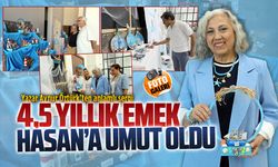 Yazar Öztürk’ün dört buçuk yıllık emeği Hasan’a umut oldu