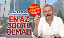 Oda Başkanı Arık, tahmini rekolte ve üreticinin beklentisi olan fındık fiyatını açıkladı