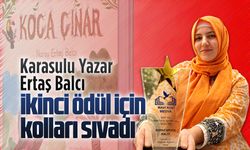 Karasulu Yazar Nuray Ertaş Balcı, ikinci ödül için kolları sıvadı