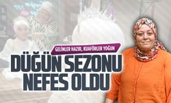 Düğün sezonu esnafa nefes oldu