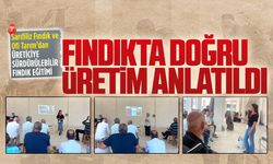 Sarıfiliz Fındık ve Ofi Tarım’dan üreticilere fındık eğitimi