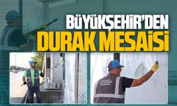 Büyükşehirden duraklarda planlı temizlik çalışması