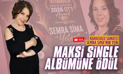 Karasulu sanatçı Semra Sima’nın yeni maksi single albümüne ödül