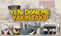 İlçe Milli Eğitim'den okullara yakın takip