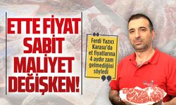 Ferdi Yazıcı, Karasu'da et fiyatlarının dört aydır stabil olduğunu söyledi