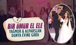 Yağmur ve Alparslan dünya evine girdi