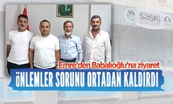 Başkan Emre’den SASKİ Müdürü Babalıoğlu’na ziyaret
