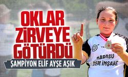 Genç okçu Elif Ayşe Aşık’tan şampiyonluk gururu