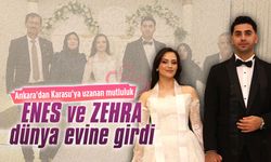 Enes Acar ile Zehra Akkaynak dünya evine girdi