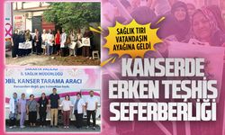 Kanser Tarama Tırı Karasu'da yoğun ilgi gördü