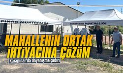 Karapınar’da dayanışma çadırı