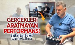 Başkan Sarı kumandayı eline aldı, koltuğu yerinden oynattı