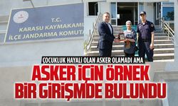 Karasu’da yaşayan Aynur Büyük, arsasını jandarmaya bağışladı