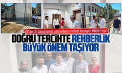 Müdür Enşici, YKS tercih danışmanlığı çalışmalarını yerinde inceledi