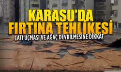 Sakarya’da fırtına uyarısına karşı valilikten vatandaşlara çağrı