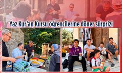 Yaz Kur’an Kursu öğrencilerine döner sürprizi