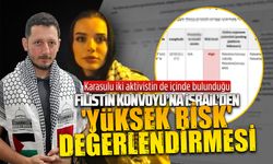 ULUSLARARASI FİLİSTİN KONVOYU’NA İSRAİL’DEN ‘YÜKSEK RİSK’ DEĞERLENDİRMESİ