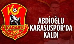 Alparslan Abdioğlu Karasuspor'da kaldı