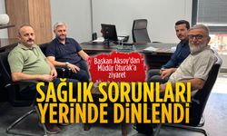 Başkan Aksoy’dan Müdür Oturak’a ziyaret