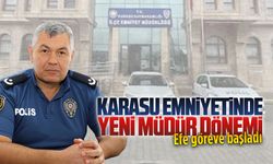 Karasu İlçe Emniyet Müdürü Seyit Efe göreve başladı