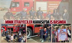Minik öğrencilerden itfaiyecilere anlamlı ziyaret