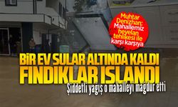 Şiddetli yağmur Hürriyet Mahallesi’ni mağdur etti