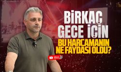 Murat Ali Aksoy: Birkaç gece için bu ücret çok fazla!