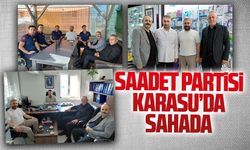 Saadet sahada, Karasu’nun her kesimiyle buluşuyor