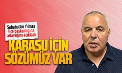 Sabahattin Yılmaz, Yeni Parti Karasu İlçe Başkanlığı için adaylığını açıkladı