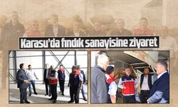 Karasu’da fındık sanayisine ziyaret